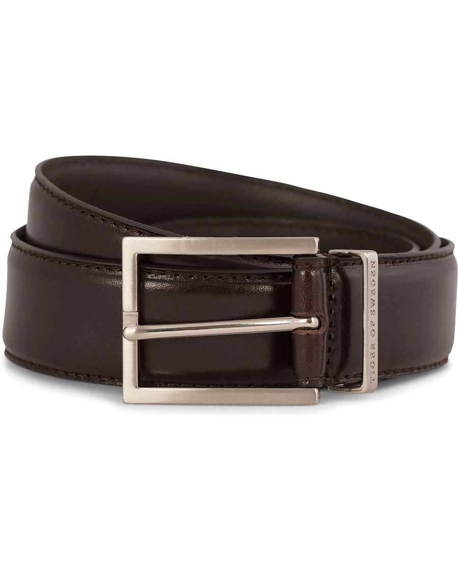 tiger of sweden gianluca leather belt 3,5 cm brown 3hv7g